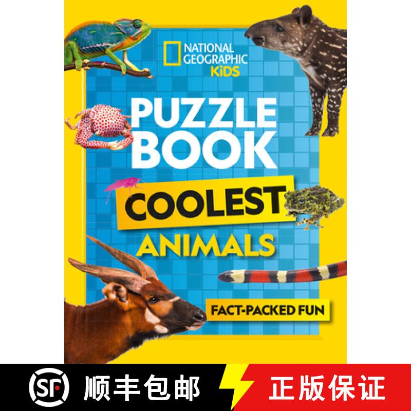 【3-4周达】Puzzle Book Coolest Animals: Brain-Tickling Quizzes, Sudokus, Crosswords and Wordsearches [9780008430504]