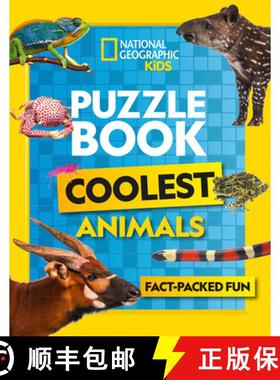 【3-4周达】Puzzle Book Coolest Animals: Brain-Tickling Quizzes, Sudokus, Crosswords and Wordsearches [9780008430504]