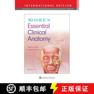 【3-4周达】Moore's Essential Clinical Anatomy 7e Lippincott Connect International Edition Print Book ... [9781975215125]