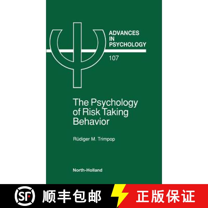 【3-4周达】The Psychology of Risk Taking Behavior: Volume 107 [9780444899613]