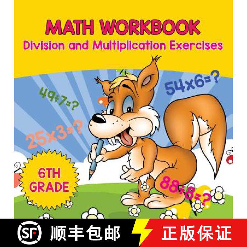 【3-4周达】6th Grade Math Workbook: Division and Multiplication Exercises [9781682601228]