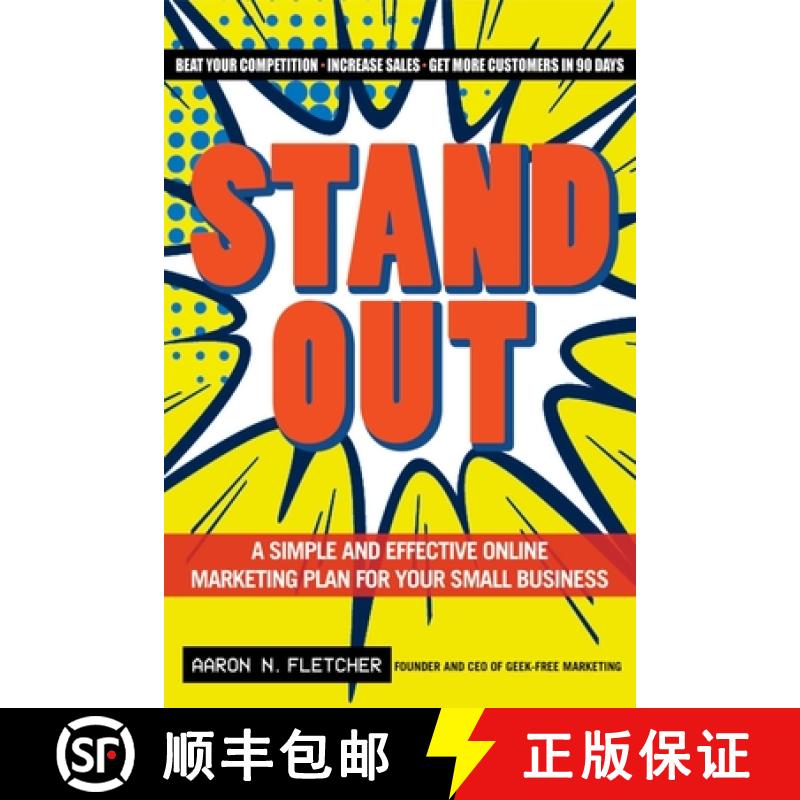 【3-4周达】Stand Out : A Simple and Effective Online Marketing Plan for Your Small Business [9781618580726]