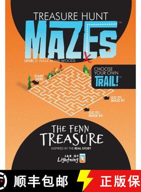 【3-4周达】Treasure Hunt Mazes, The Fenn Treasure: Level 1, Choose Your Own Trail! [9781956061000]