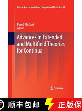 【3-4周达】Advances in Extended and Multifield Theories for Continua [9783662520246]
