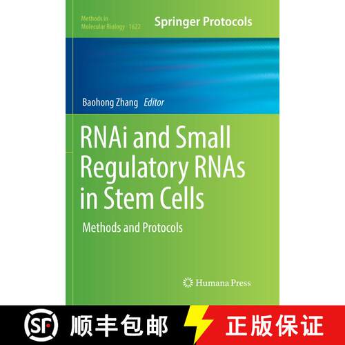 【3-4周达】RNAi and Small Regulatory RNAs in Stem Cells : Methods and Protocols (Softcover reprint of... [9781493983865]