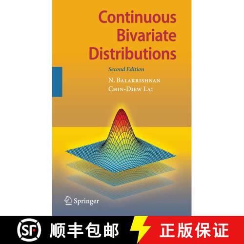 【3-4周达】精装 Continuous Bivariate Distributions (2nd ed. 2009) [9780387096131]