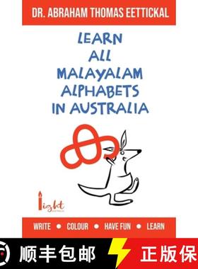 【3-4周达】Learn All Malayalam Alphabets In Australia [9780645294781]