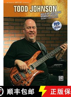 【3-4周达】The Todd Johnson Walking Bass Line Module System, Vol 1: Triad Modules, Book & DVD [With DVD] [9780739051603]