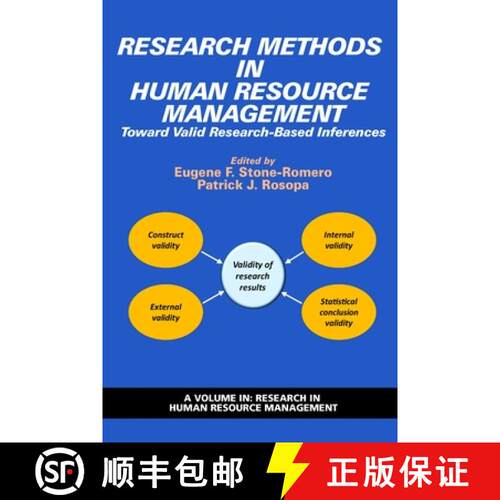 【3-4周达】精装 Research Methods in Human Resource Management: Toward Valid Research-Based Inferences... [9781648020896]