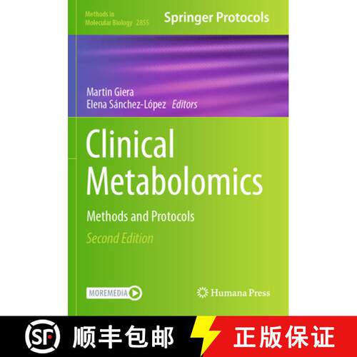 【3-4周达】Clinical Metabolomics: Methods and Protocols (Second Edition 2025) [9781071641187]
