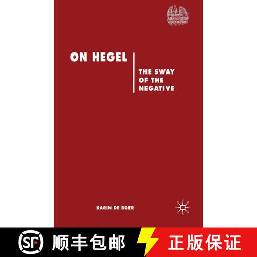 【3-4周达】精装 On Hegel: The Sway of the Negative [9780230247543]
