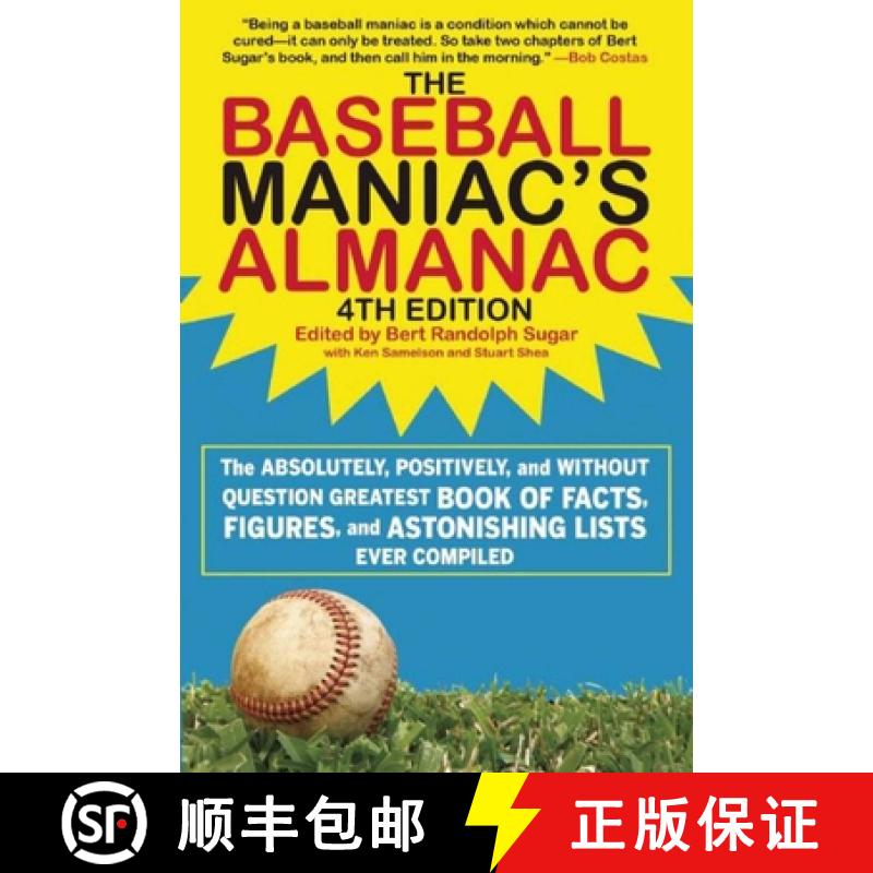 【3-4周达】The Baseball Maniac's Almanac - 4th Edition: The Absolutely, Positively, and Without Quest... [9781613218051]
