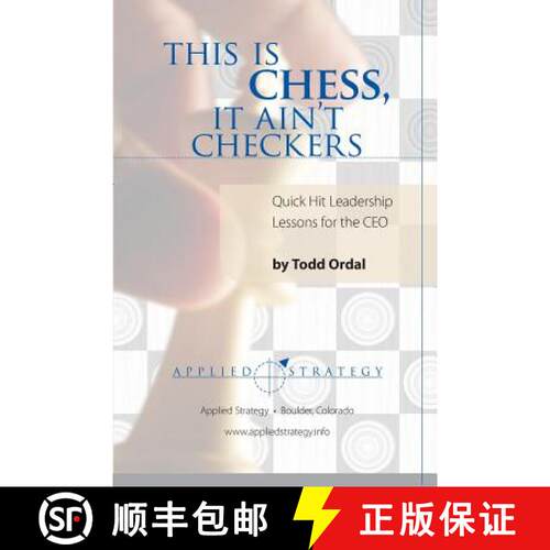 【3-4周达】This Is Chess, It Ain't Checkers [9780557974948]