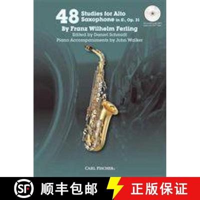 【3-4周达】48 Studies for The Alto Saxophone In Eb, Op. 31 [9780825873010]