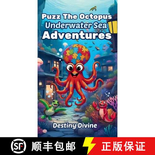 【3-4周达】精装 Puzz The Octopus: Underwater Sea Adventures [9798349432064]