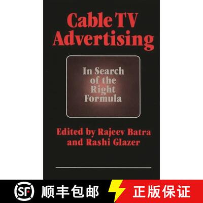 【3-4周达】Cable TV Advertising: In Search of the Right Formula [9780899304069]