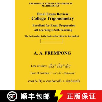 【3-4周达】Final Exam Review: College Trigonometry [9781946485441]