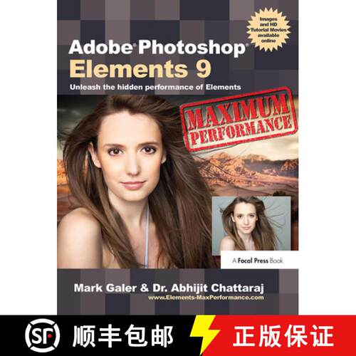 【3-4周达】精装 Adobe Photoshop Elements 9: Maximum Performance: Unleash the Hidden Performance of El... [9781138372078]