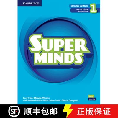 【3-4周达】Super Minds Level 1 Teacher's Book with Digital Pack British English [9781108909280]