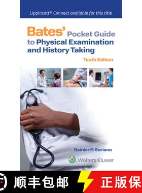 【3-4周达】Bates' Pocket Guide to Physical Examination and History Taking [9781975218447]