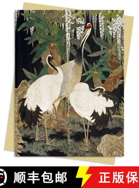 现货 Ashmolean Museum: Cranes, Cycads & Wisteria Greeting Card Pack: Pack of 6 [9781804177471]