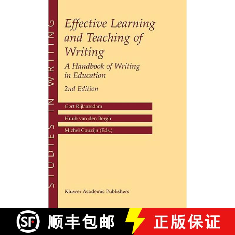 【3-4周达】Effective Learning and Teaching of Writing : A Handbook of Writing in Education [9781402027246]