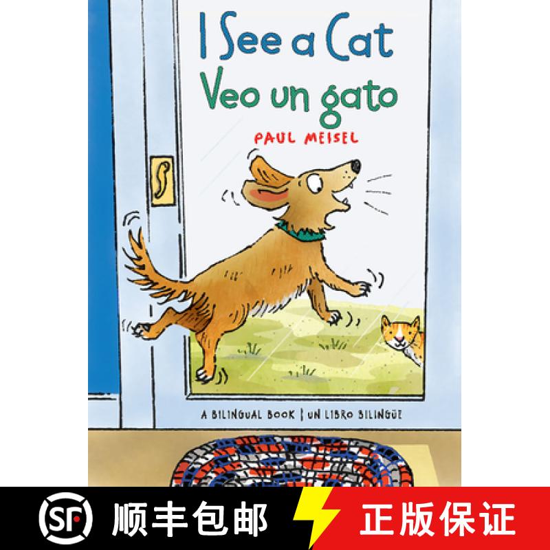 【3-4周达】I See a Cat / Veo Un Gato [9780823454617]