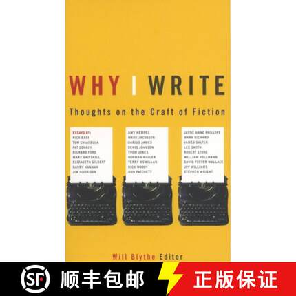 【3-4周达】Why I Write: Thoughts on the Craft of Fiction [9780316115926]