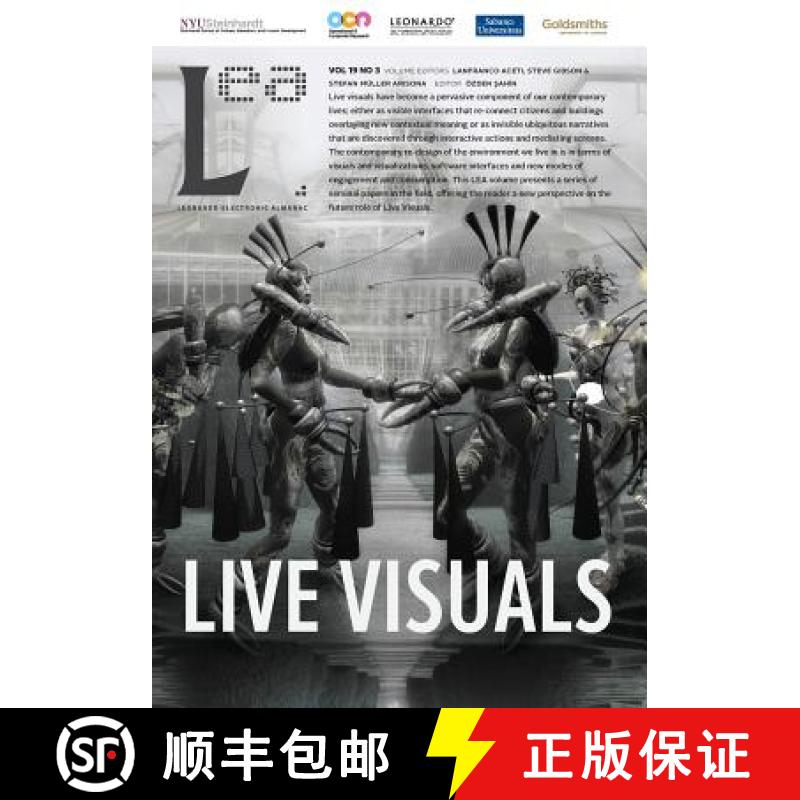 【3-4周达】Live Visuals: Leonardo Electronic Almanac, Vol. 19, No. 3 [9781906897222]