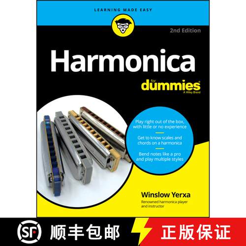 【3-4周达】Harmonica For Dummies, 2Nd Edition [Wiley生活类] [9781119700128]