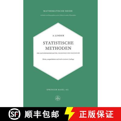【3-4周达】Statistische Methoden für Naturwissenschafter, Mediziner und Ingenieure (3. Auflage 1960)... [9783034840910]