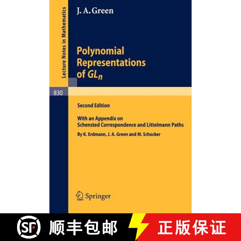 【3-4周达】Polynomial Representations of GL_n : with an Appendix on Schensted Correspondence and Litt... [9783540469445]