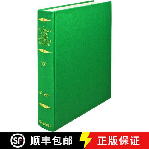 【3-4周达】精装 A Dictionary of the Older Scottish Tongue from the Twelfth Century to the End of the ... [9780198613466]