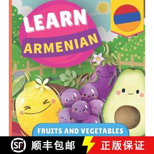 kids 4周达 Fruits armenian vegetables bilingual English for Learn book Picture 9782384570713 Armeni... and