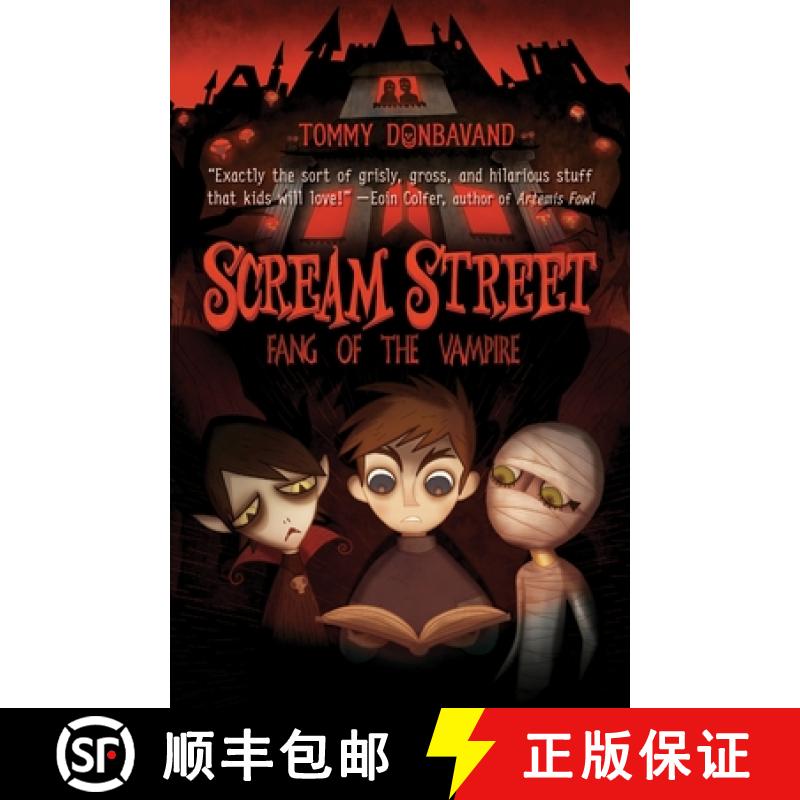 【3-4周达】Scream Street: Fang of the Vampire [With 2 Collectors' Cards and Bookmark] [9780763646080]