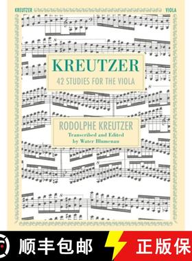 预订 42 Studies: Transcribed for Viola (Schirmer's Library of Musical Classics, Volume 1737) [9781635619829]