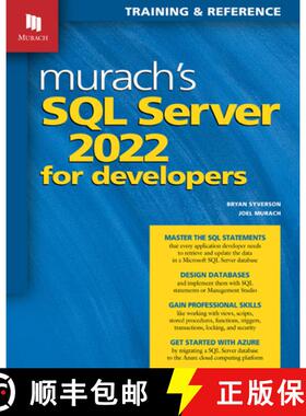 【3-4周达】Murach's SQL Server 2022 for Developers [9781943873067]