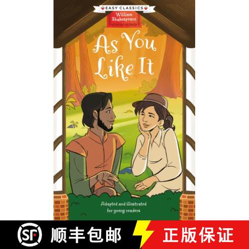 【3-4周达】Shakespeare: As You Like It (Easy Classics) [9781802634563]