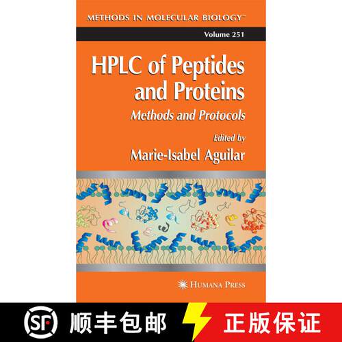 【3-4周达】精装 HPLC of Peptides and Proteins : Methods and Protocols [9780896039773]