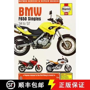 【3-4周达】BMW F650 Singles (94 - 07) Haynes Repair Manual [9780857338662]