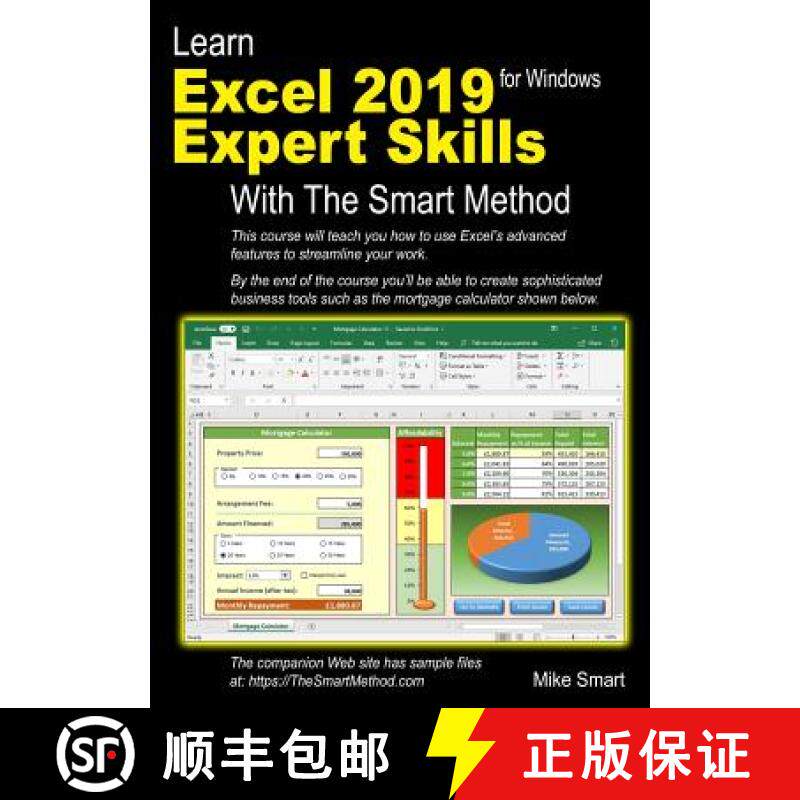 【3-4周达】Learn Excel 2019 Expert Skills with The Smart Method: Tutorial teaching Advanced Skills in... [9781909253353]