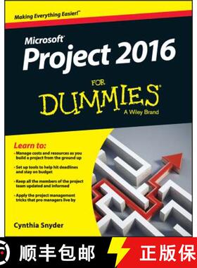 【3-4周达】Project 2016 For Dummies [Wiley计算机] [9781119224518]