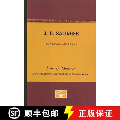【3-4周达】J.D. Salinger - American Writers 51: University of Minnesota Pamphlets on American Writers [9780816603664]