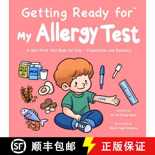 【3-4周达】Getting Ready for My Allergy Test: A Skin Prick Test Book for Kids - Preparation and Recovery [9798893182088]