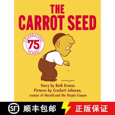 【3-4周达】The Carrot Seed 胡萝卜种子 英文原版绘本 百本必读 纸板书0-2岁 [9780694004928]