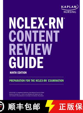 【3-4周达】NCLEX-RN Content Review Guide: Preparation for the NCLEX-RN Examination (Ninth Edition) (N... [9781506273839]