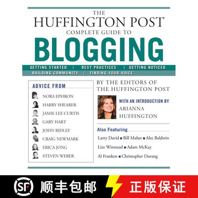 【3-4周达】The Huffington Post Complete Guide to Blogging [9781439105009]