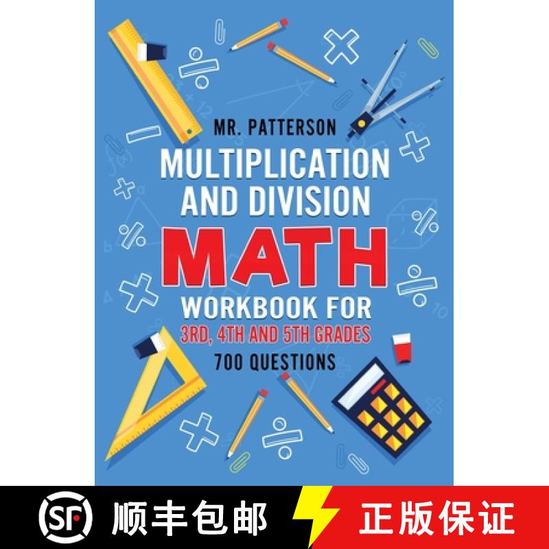 【3-4周达】Multiplication and Division Math Workbook for 3rd, 4th and 5th Grades: 700+ Practice Quest... [9781774340417]