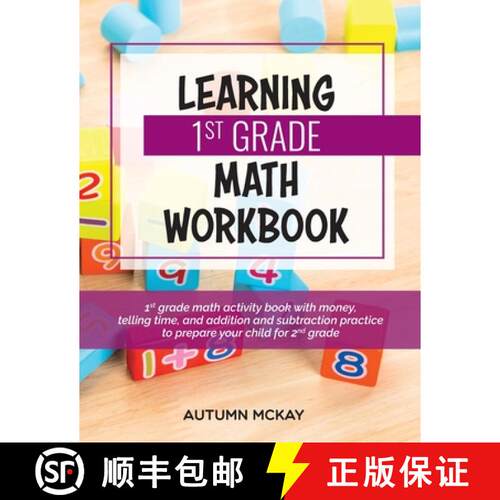 【3-4周达】Learning 1st Grade Math Workbook: 1st grade math activity book with money, telling time, a... [9781952016264]