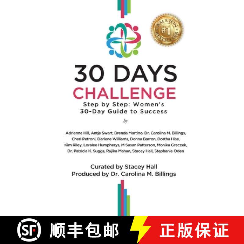 预订 30 Days Challenge: Step by Step: Women's 30 Day Guide to Success [9781738231041]